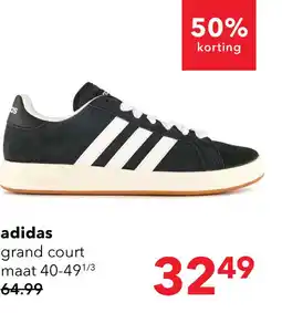 Scapino Adidas Grand Court Base 00s heren sneakers zwart aanbieding