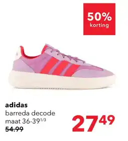 Scapino Adidas Barreda Decode meisjes sneakers roze paars aanbieding