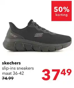 Scapino Skechers Slip-ins BOBS B Flex dames sneaker zwart aanbieding