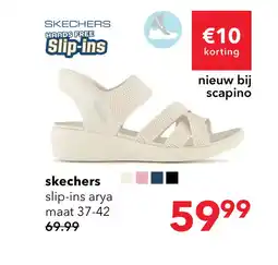 Scapino Skechers Slip-ins: Arya Cooling Off sandalen wit aanbieding
