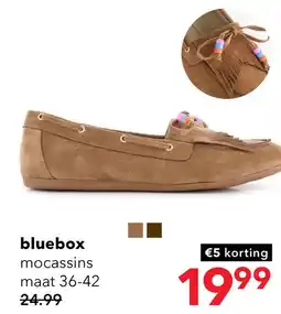 Scapino Blue Box dames mocassins bruin aanbieding