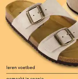 Scapino Hush Puppies suède dames bio slippers beige aanbieding