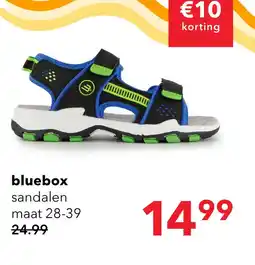 Scapino Blue Box jongens sandalen zwart aanbieding