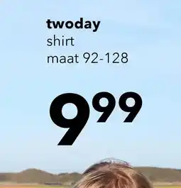 Scapino TwoDay meisjes top met ruches geel aanbieding