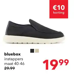 Scapino Blue Box heren instappers blauw aanbieding