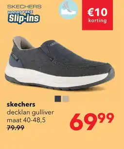 Scapino Skechers Slip-ins Decklan Gulliver instapper blauw aanbieding