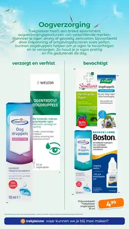 Trekpleister Prijsvoorbeeld: Trekpleister oogdruppels aanbieding