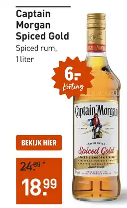 Gall & Gall Captain Morgan Spiced Gold aanbieding