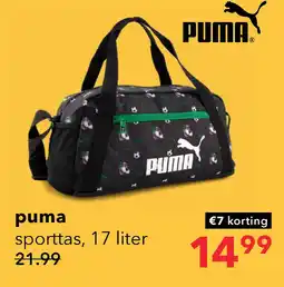 Scapino Puma Phase Super Puma AOP extra small sporttas 17 liter aanbieding