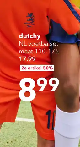 Scapino Dutchy tweedelig kinder sport set oranje aanbieding
