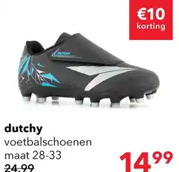Scapino Dutchy FG kinder voetbalschoenen zwart blauw aanbieding