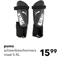Scapino Puma King Ankle scheenbeschermers zwart aanbieding