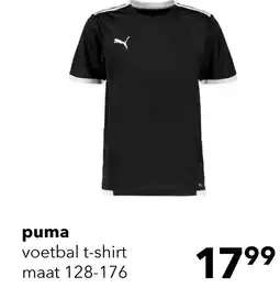 Scapino Puma TeamLIGA Jersey kinder sport T-shirt zwart aanbieding