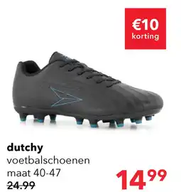 Scapino Dutchy FG heren voetbalschoenen zwart aanbieding