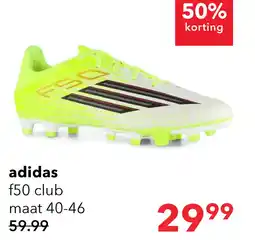 Scapino Adidas F50 Club MG heren voetbalschoenen geel aanbieding