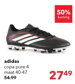 Scapino Adidas Copa Pure IV MG heren voetbalschoenen zwart aanbieding