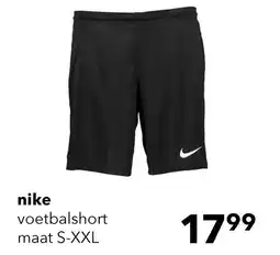 Scapino Nike Park III heren sportshort zwart aanbieding