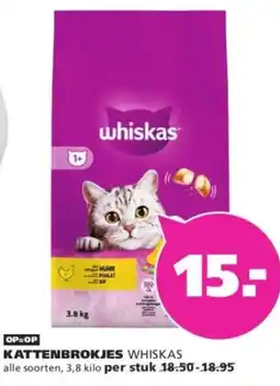 Ranzijn Kattenbrokjes Whiskas aanbieding