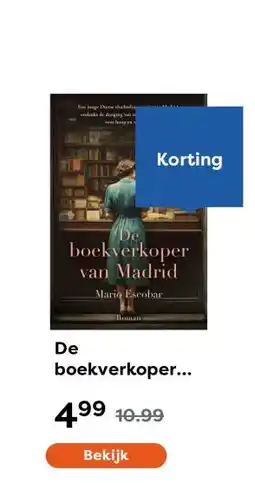 The Read Shop De boekverkoper van Madrid aanbieding