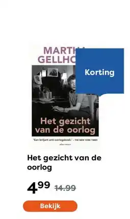 The Read Shop Het gezicht van de oorlog aanbieding