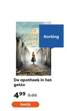 The Read Shop De apotheek in het getto aanbieding