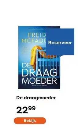 The Read Shop De draagmoeder aanbieding
