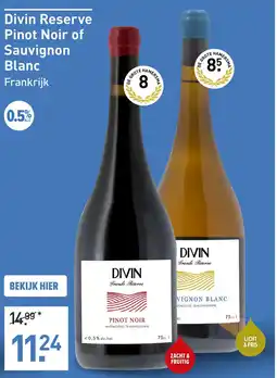 Gall & Gall Divin Reserve Pinot Noir of Sauvignon Blanc aanbieding
