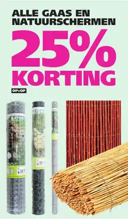 Ranzijn ALLE GAAS EN NATUURSCHERMEN aanbieding