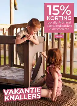Prenatal op alle Prénatal campingbedden & accessoires aanbieding