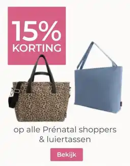 Prenatal op alle Prénatal shoppers & luiertassen aanbieding