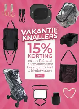 Prenatal op alle Prénatal accessoires voor buggy, autostoel & kinderwagen aanbieding