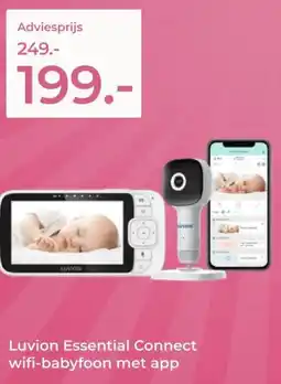 Prenatal Luvion Essential Connect wifi-babyfoon met app aanbieding