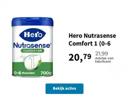 Plein.nl Hero Nutrasense Comfort 1 (0-6 aanbieding