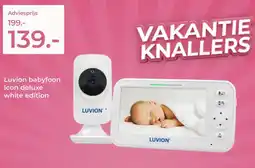 Prenatal Luvion babyfoon Icon deluxe white edition aanbieding