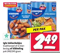 Nettorama Iglo lekkerbekjes aanbieding