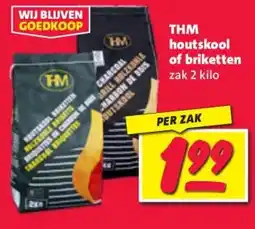 Nettorama THM houtskool of briketten aanbieding