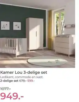 Prenatal Kamer Lou 3-delige set aanbieding