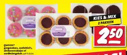 Nettorama gwoonº gangmakers, confettini's, abrikozencakejes of aardbeiengebak aanbieding