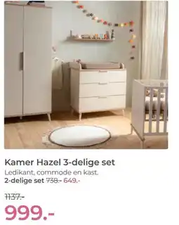 Prenatal Kamer Hazel 3-delige set aanbieding