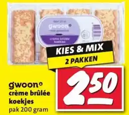 Nettorama gwoonº crème brûlée koekjes aanbieding