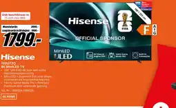 MediaMarkt Bekijk Hisense 4K MiniLED TV aanbieding