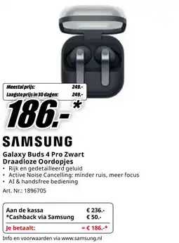 MediaMarkt Bekijk Samsung Draadloze oordopjes aanbieding