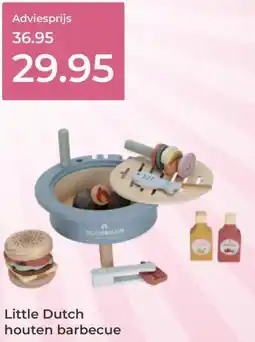 Prenatal Little Dutch houten barbecue aanbieding