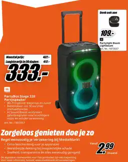 MediaMarkt Bekijk JBL Partyspeaker aanbieding