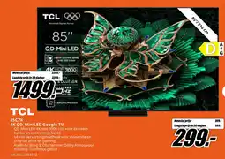 MediaMarkt Bekijk TCL 4K QD-MiniLED Google TV aanbieding
