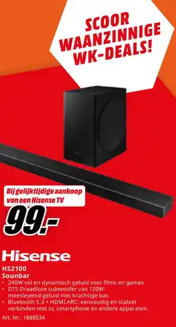 MediaMarkt Bekijk Hisense Soundbar aanbieding