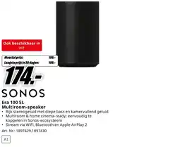 MediaMarkt Bekijk Sonos Multiroom-speaker aanbieding