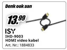 MediaMarkt Bekijk ISY HDMI video-kabel aanbieding