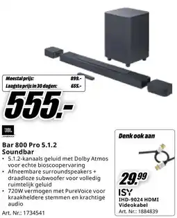 MediaMarkt Bekijk JBL Soundbar aanbieding