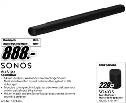 MediaMarkt Bekijk Sonos Soundbar aanbieding